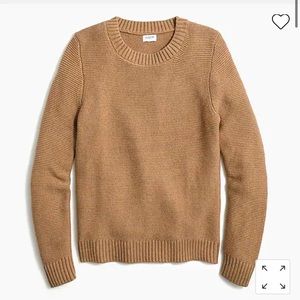 J. crew Factory classic crew neck sweater - size S - tan